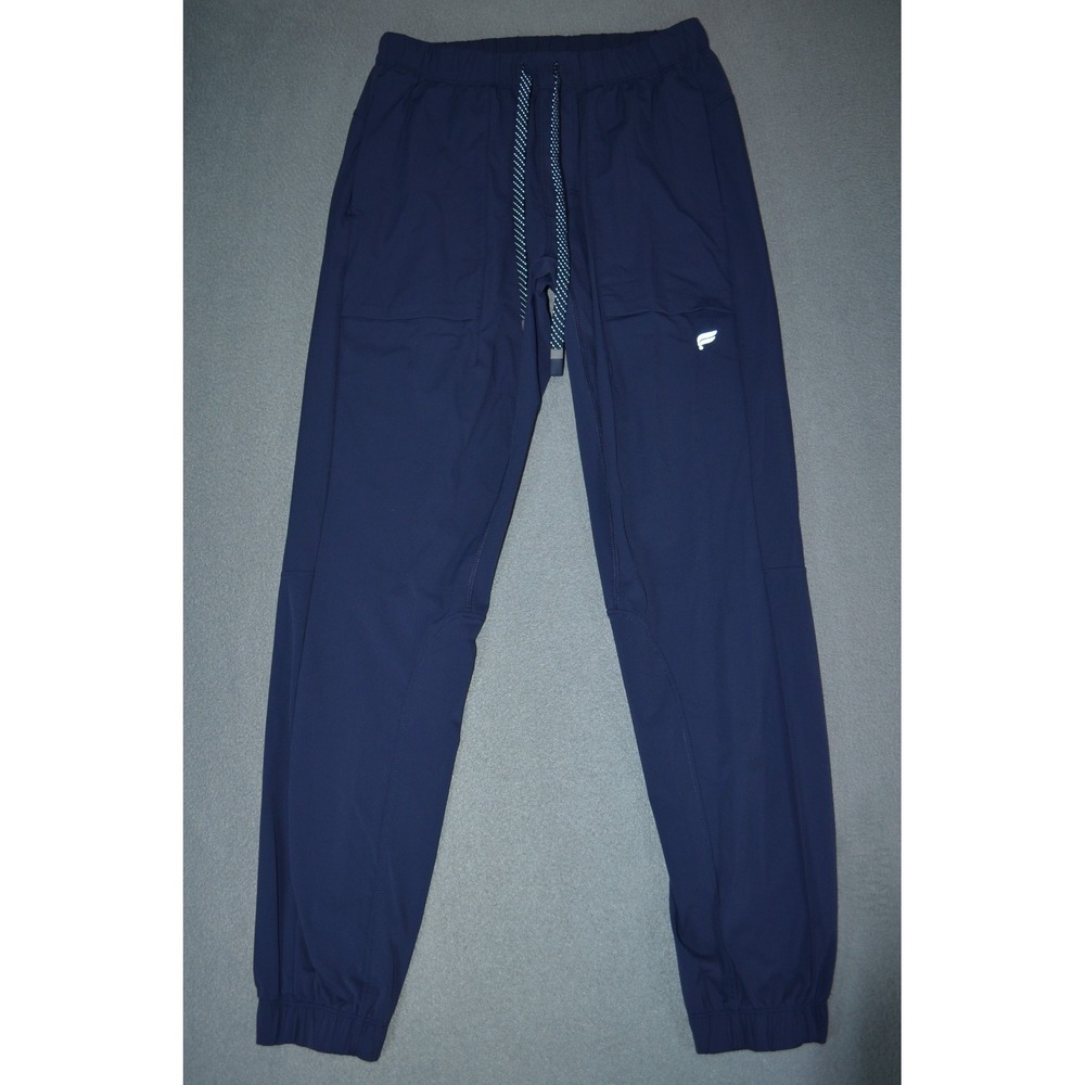 Fabletics The One Jogger Pants Mens Small Navy Blue Performance Gym Athletic